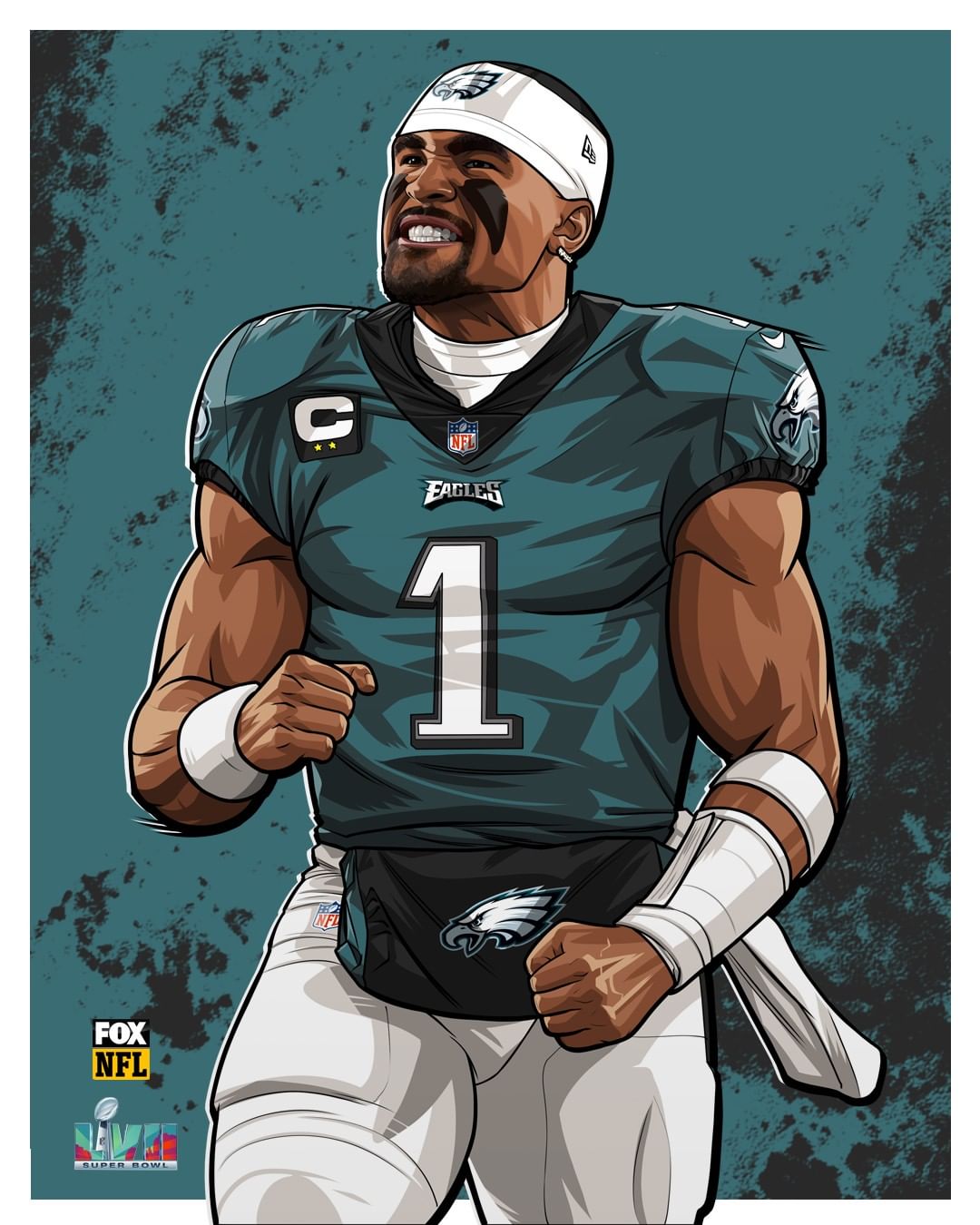 Jalen Hurts NFL Fox Super Bowl
